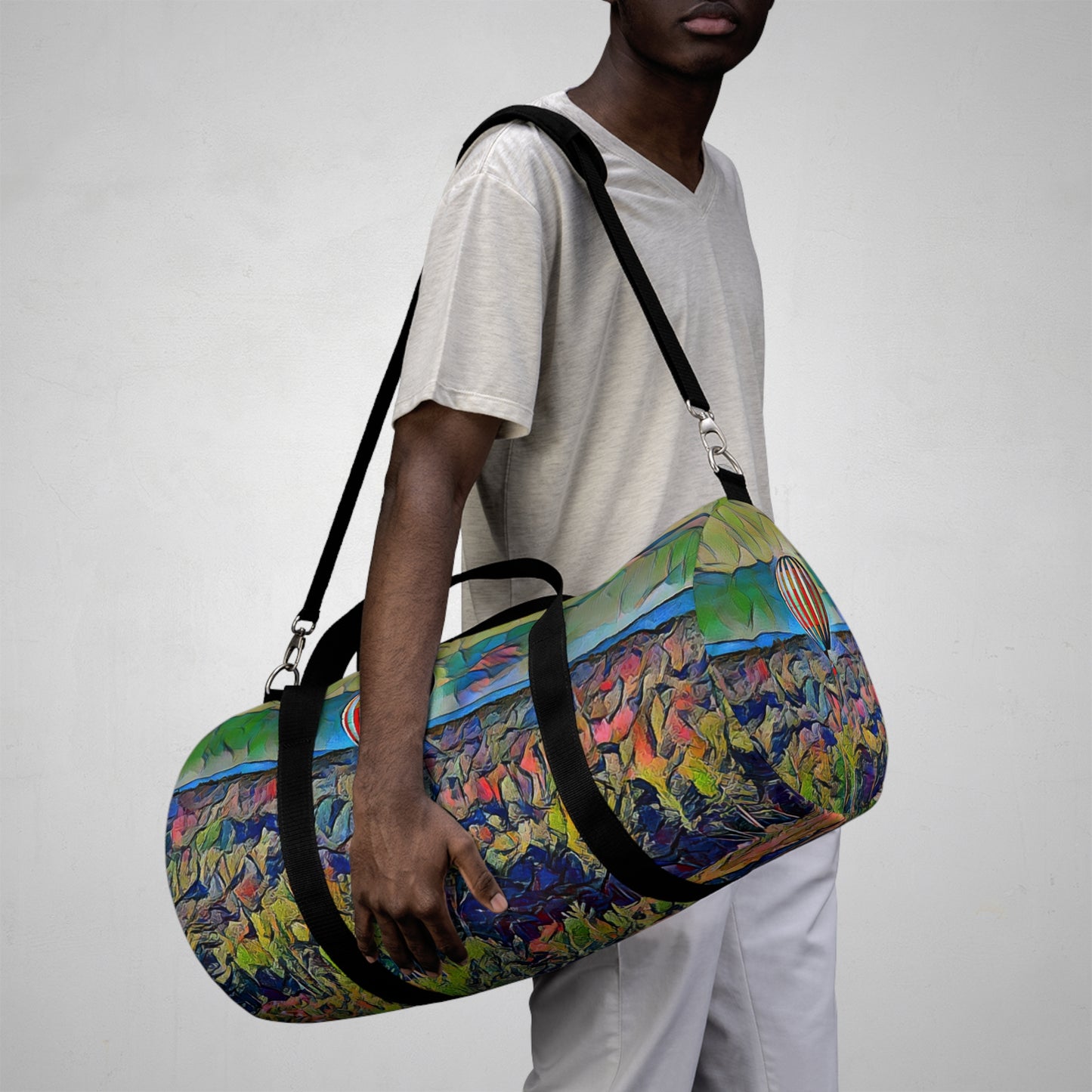 Custom Duffel Bag available in two sizes from the Scenery Series at Intriguing Vistas