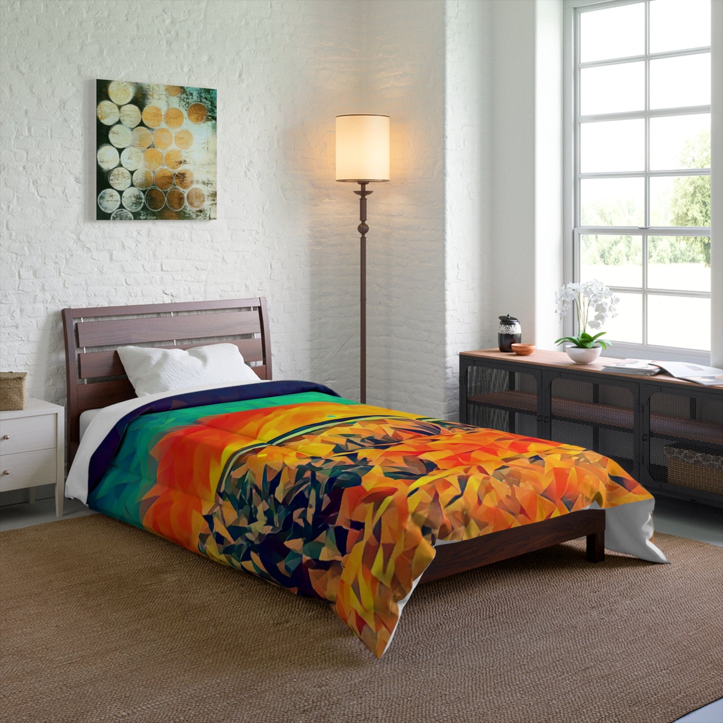 Custom Comforter Available in Four Sizes From The Night Sky Series at Intriguing Vistas