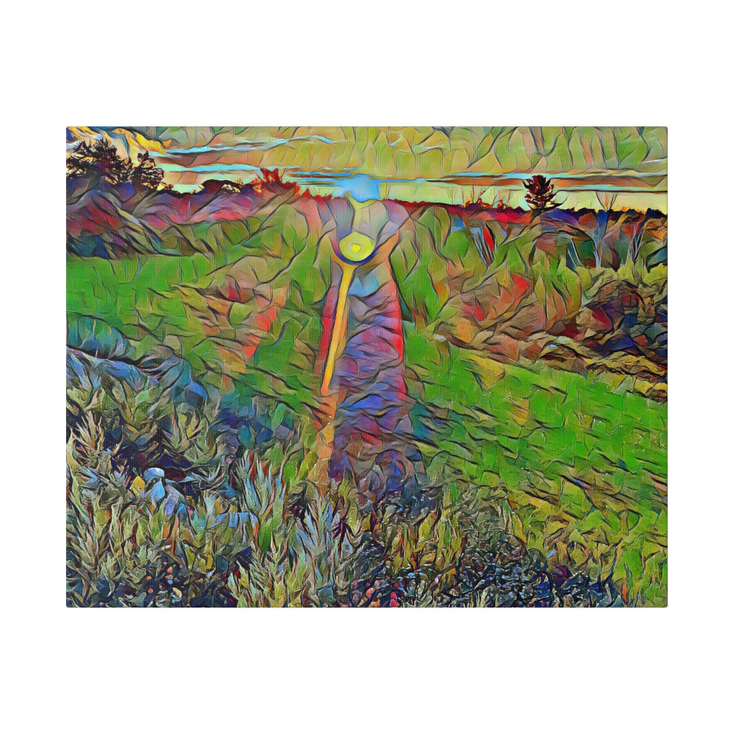 Canvas Art Print in Multiple Landscape Sizes from the Sunset Series at Intriguing Vistas