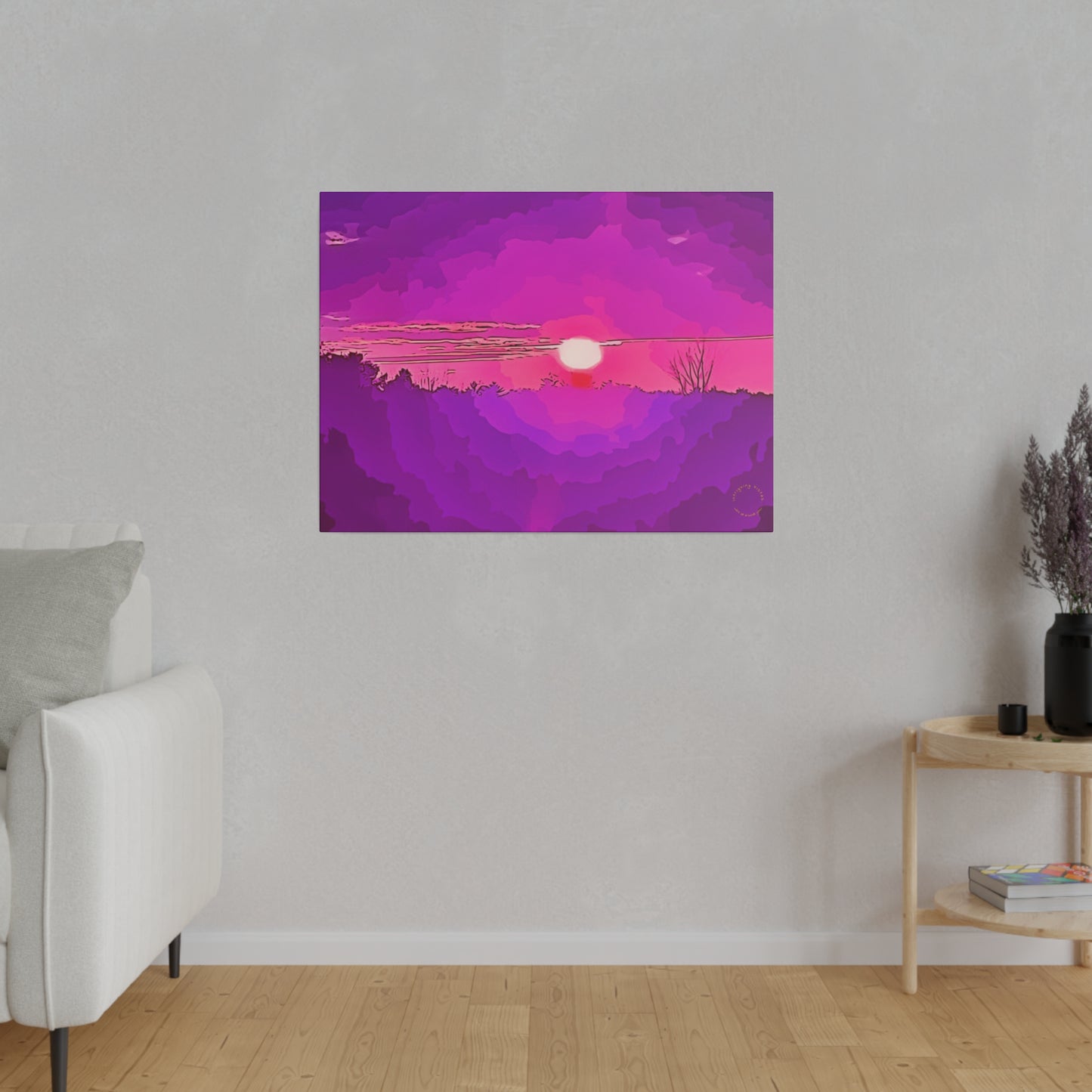 Intriguing Vistas™ Sunset Series Matte Canvas Print in 12 Horizontal Sizes!!