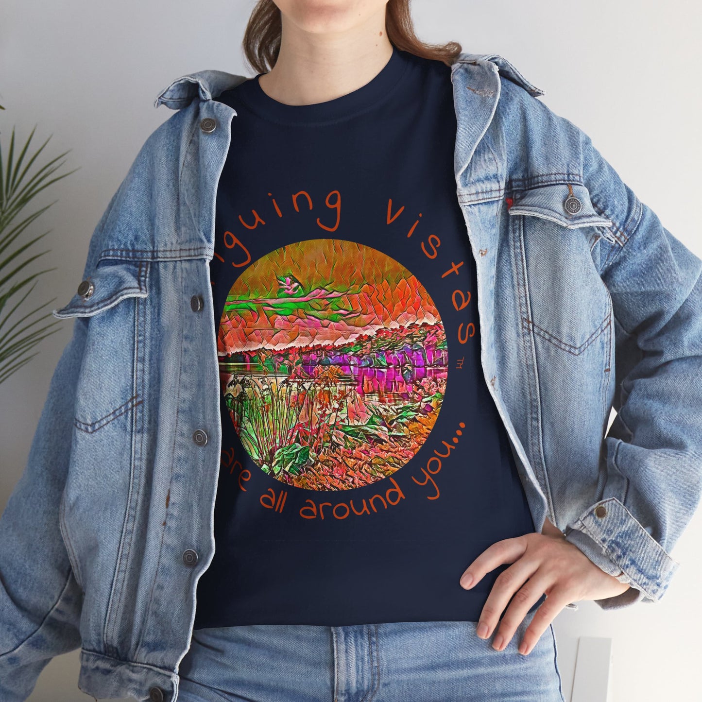 Intriguing Vistas™ Scenery Series Unisex Heavy Cotton Tee