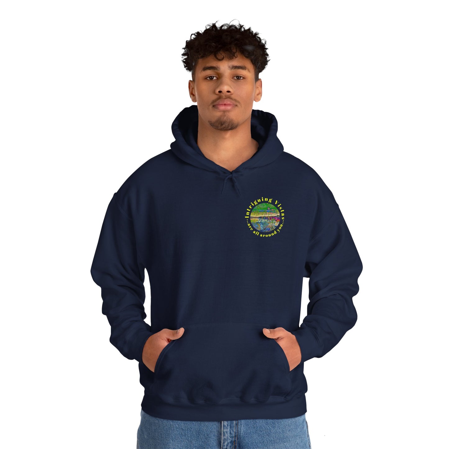 Gildan 18500 Unisex Adult Heavy Blend Crewneck Hooded Sweatshirt from the Scenery Series at Intriguing Vistas