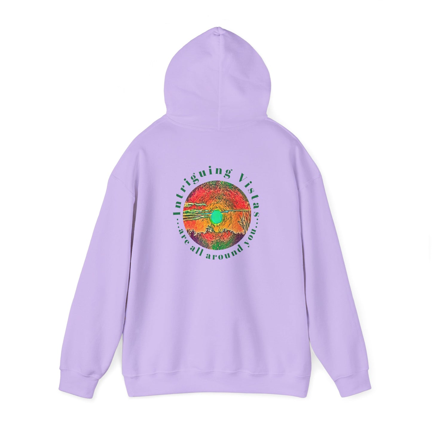 Gildan 18500 Unisex Adult Heavy Blend Crewneck Hooded Sweatshirt from the Sunset Series at Intriguing Vistas