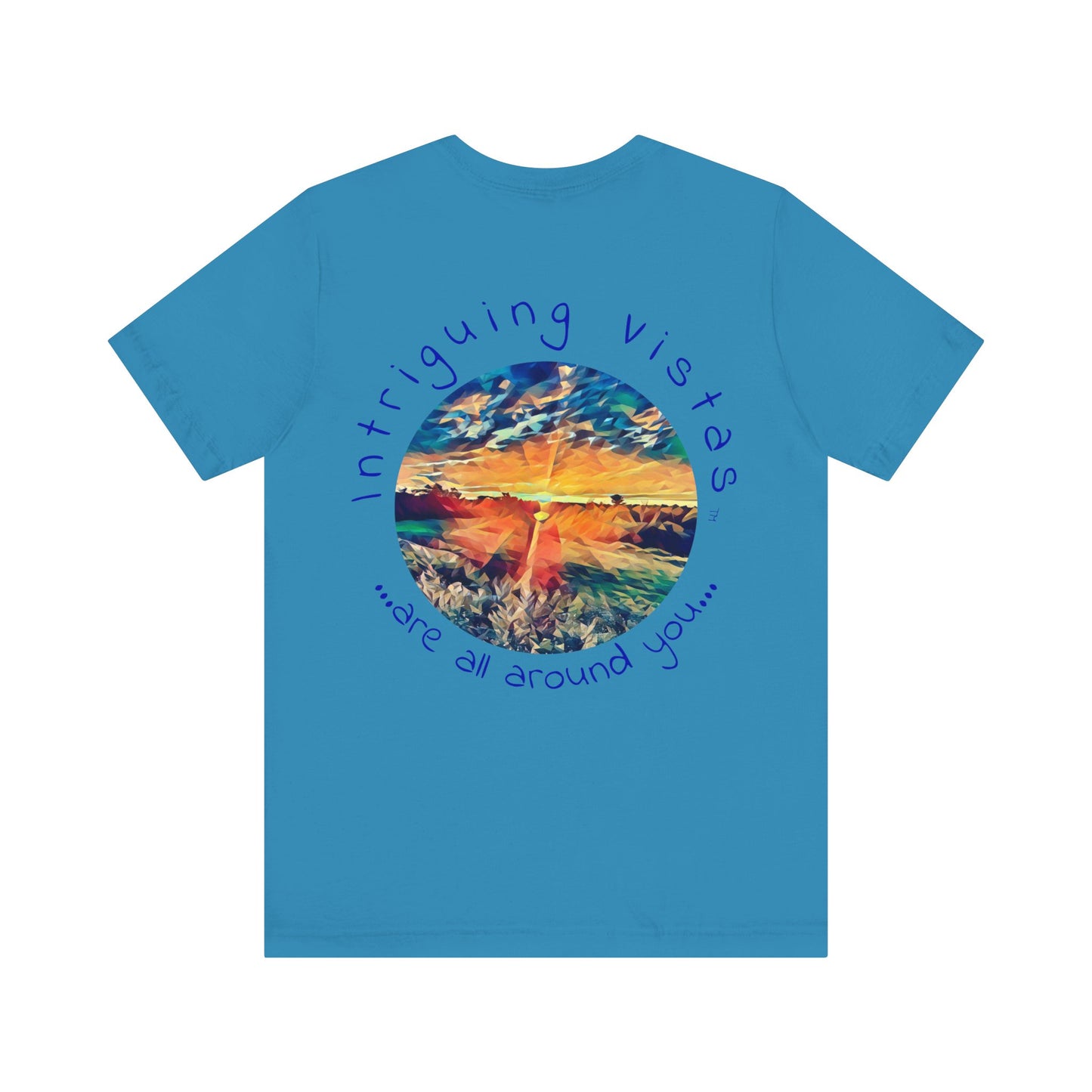 Intriguing Vistas™ Sunset Series Unisex Jersey Short Sleeve Tee