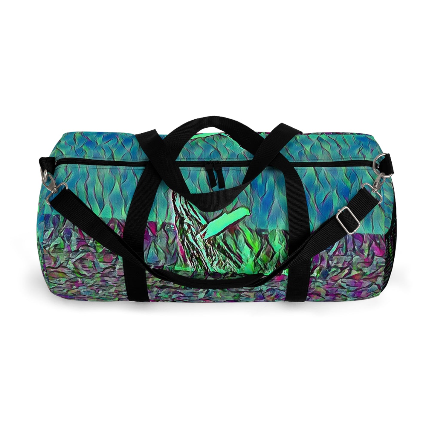 Custom Duffel Bag available in two sizes from the Wildlife Series at Intriguing Vistas