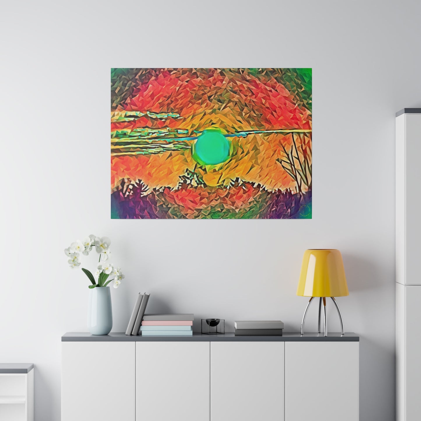 Intriguing Vistas™ Sunset Series Matte Canvas Print in 12 Landscape Sizes!!