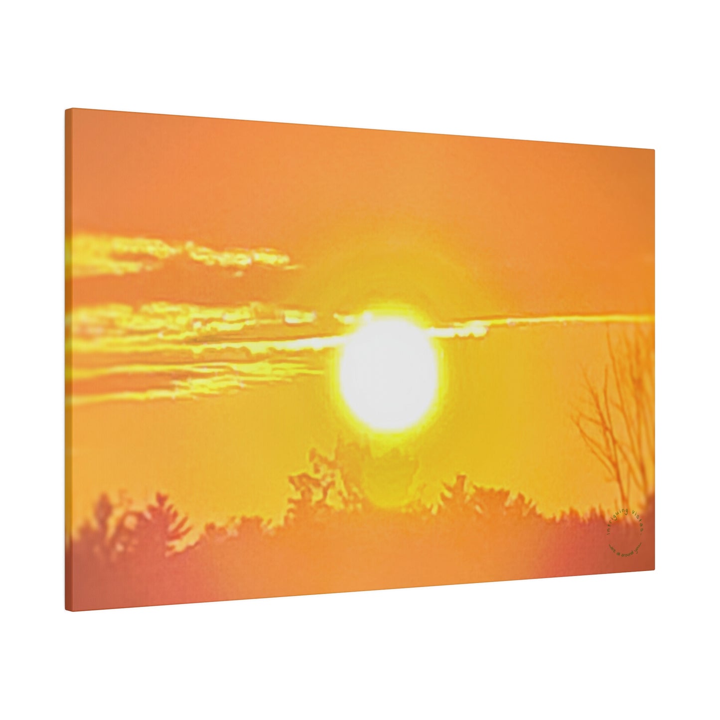 Intriguing Vistas™ Sunset Series Matte Canvas Print in 12 Landscape Sizes!!