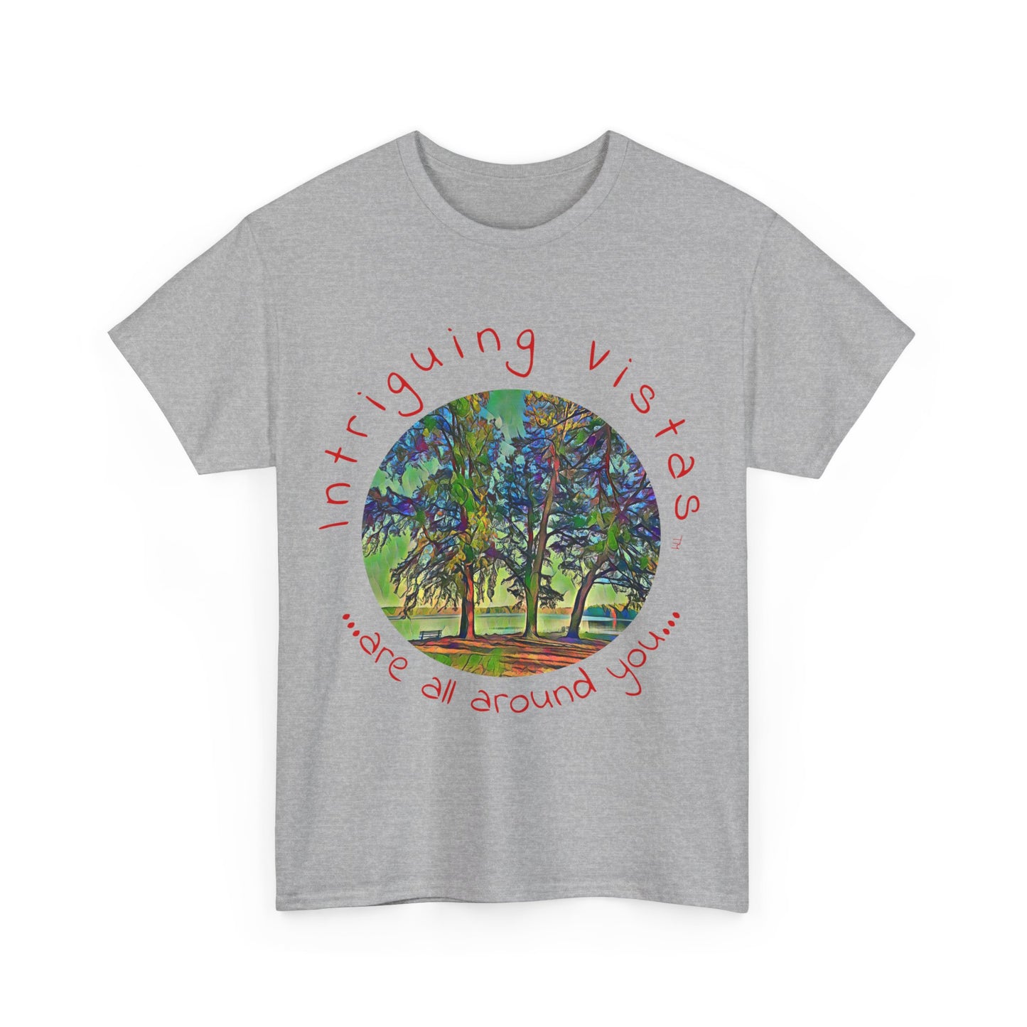 Intriguing Vistas™ Scenery Series Unisex Heavy Cotton Tee