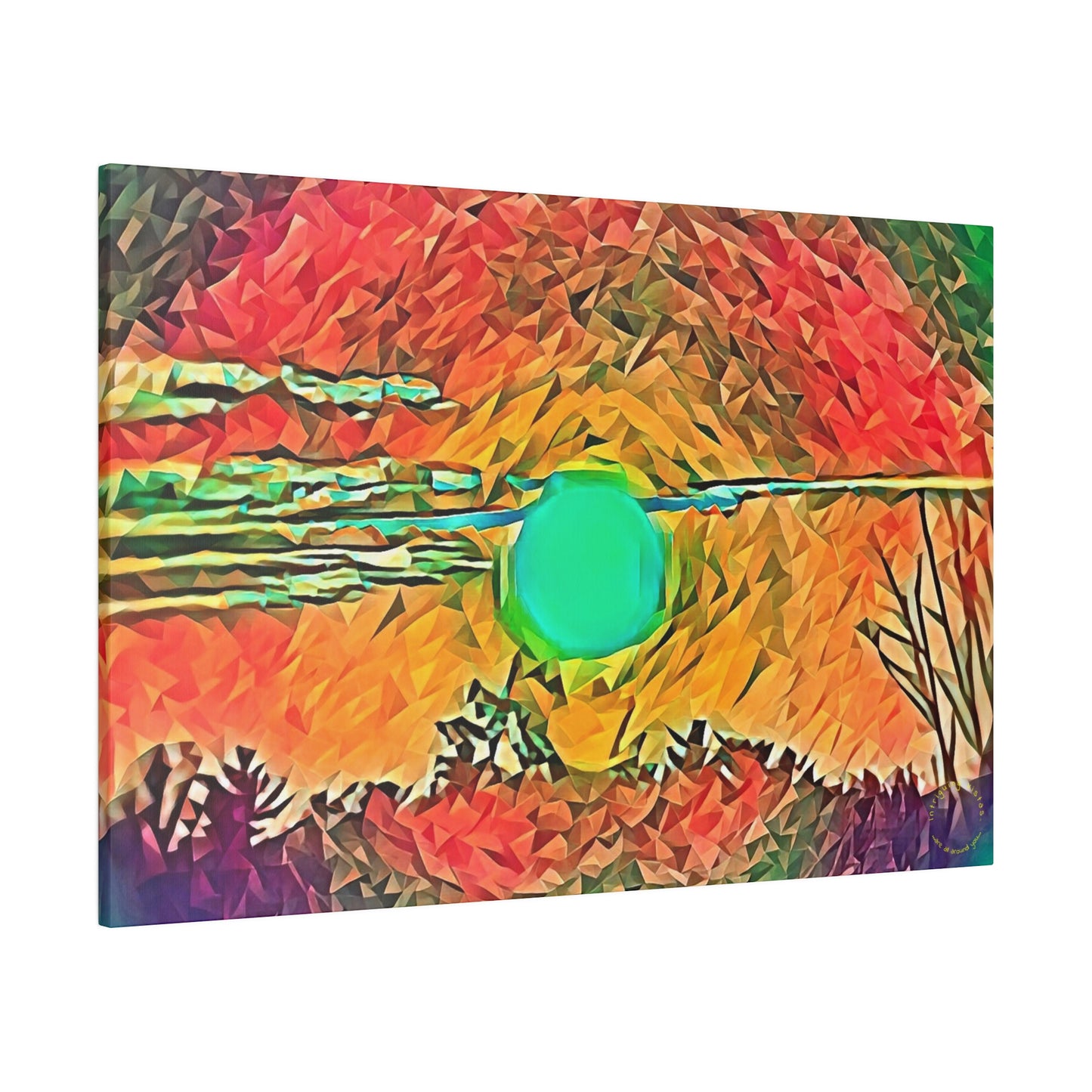 Intriguing Vistas™ Sunset Series Matte Canvas Print in 12 Landscape Sizes!!