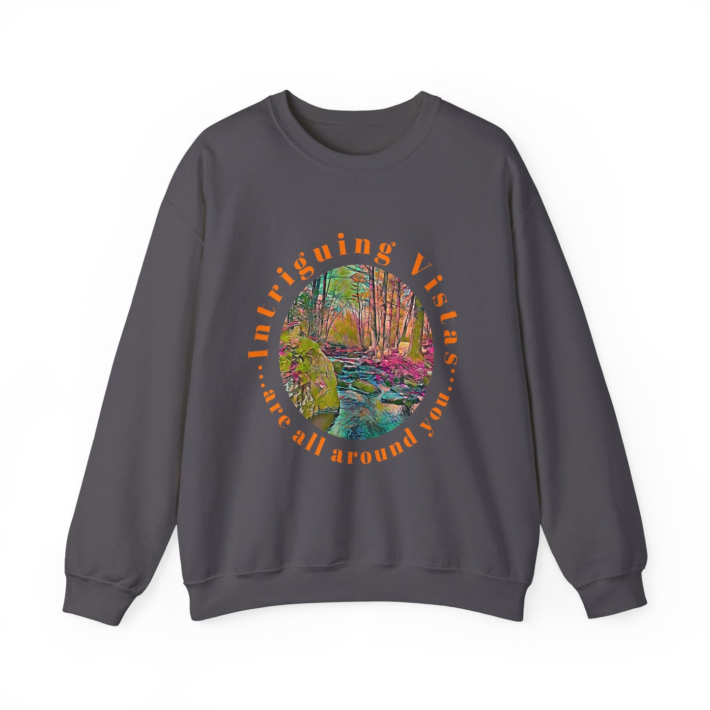 Gildan 18000 Unisex Adult Heavy Blend Crewneck Sweatshirt Available in Multiple Colors from the Scenery Series at Intriguing Vistas