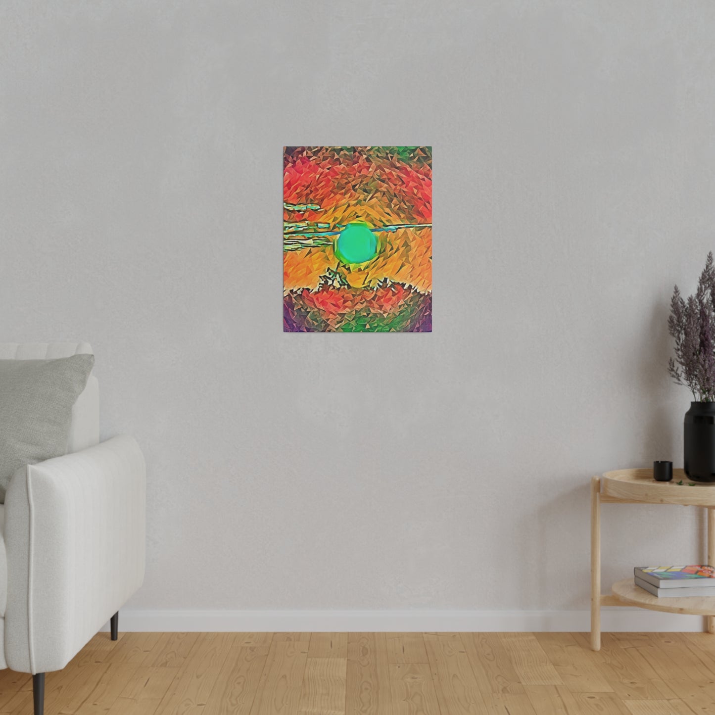 Canvas Art Print in Multiple Portrait Sizes from the Sunset Series at Intriguing Vistas