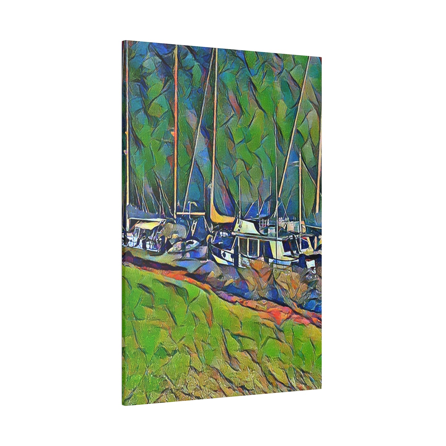 Intriguing Vistas™ Nautical Series Matte Canvas Print in 12 Portrait Sizes!!