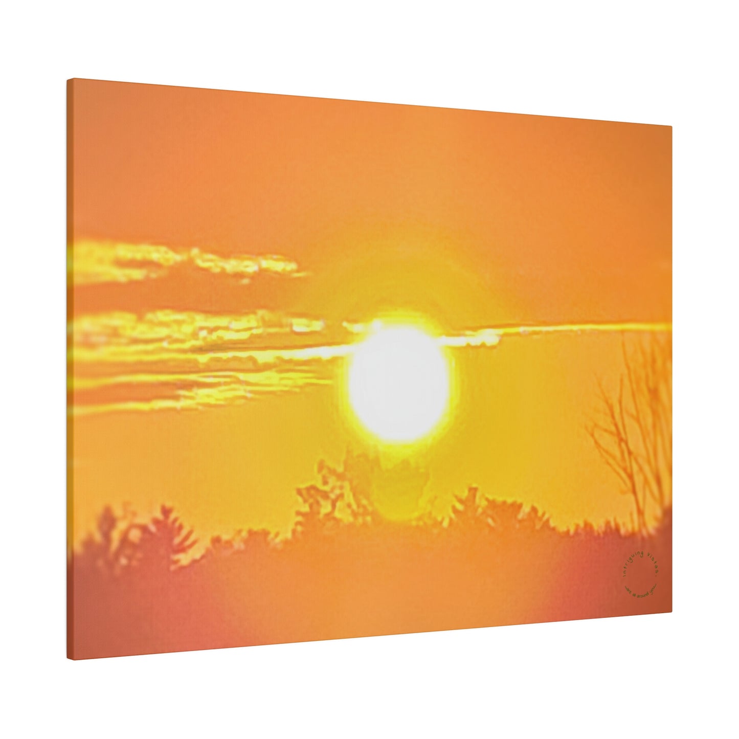 Intriguing Vistas™ Sunset Series Matte Canvas Print in 12 Landscape Sizes!!