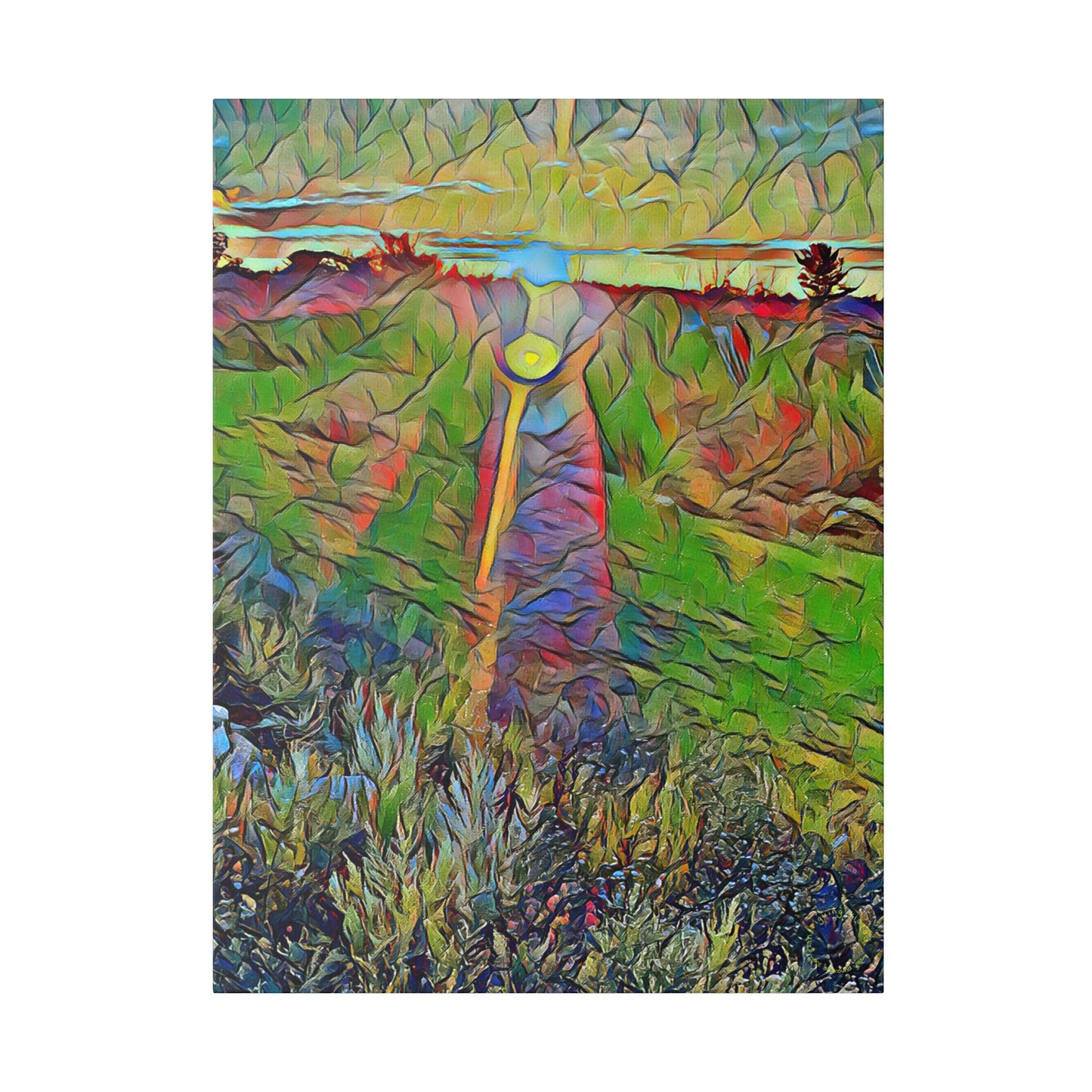 Intriguing Vistas™ Sunset Series Matte Canvas Print in 12 Portrait Sizes!!