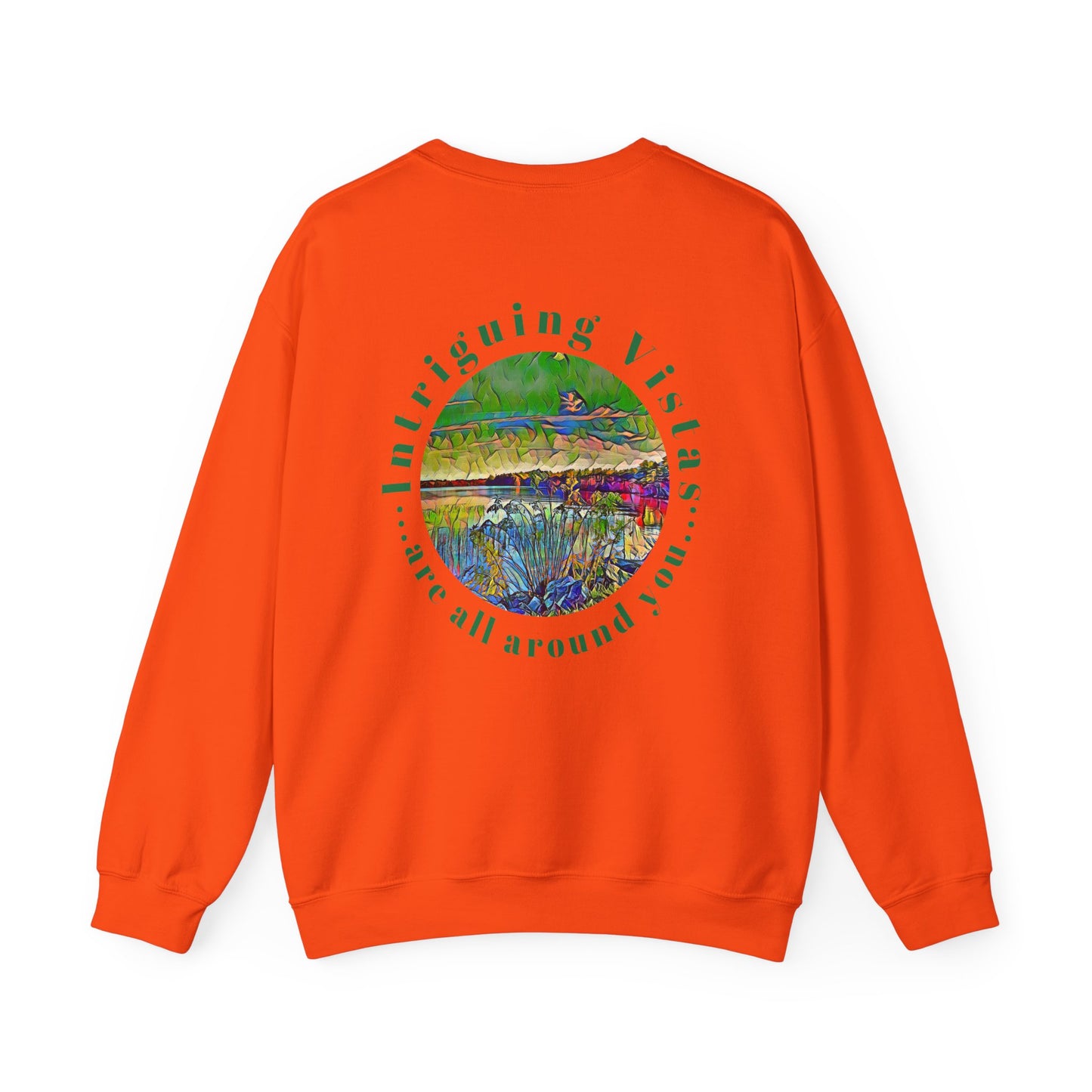 Gildan 18000 Unisex Adult Heavy Blend Crewneck Sweatshirt Available in Multiple Colors from the Scenery Series at Intriguing Vistas