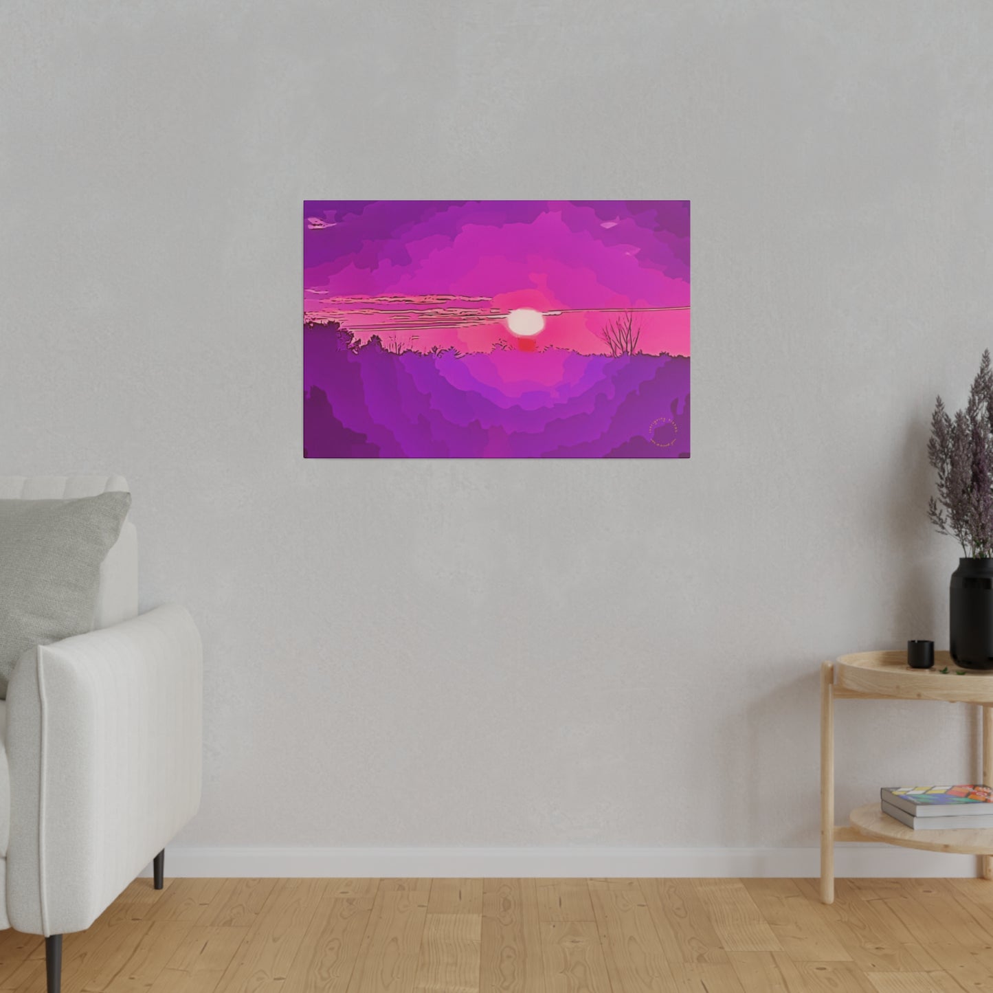 Intriguing Vistas™ Sunset Series Matte Canvas Print in 12 Horizontal Sizes!!