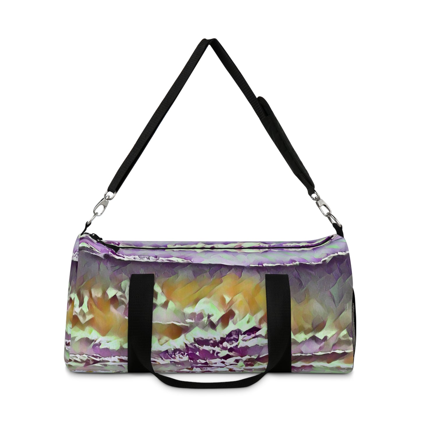 Custom Duffel Bag available in two sizes from the Night Sky Series at Intriguing Vistas