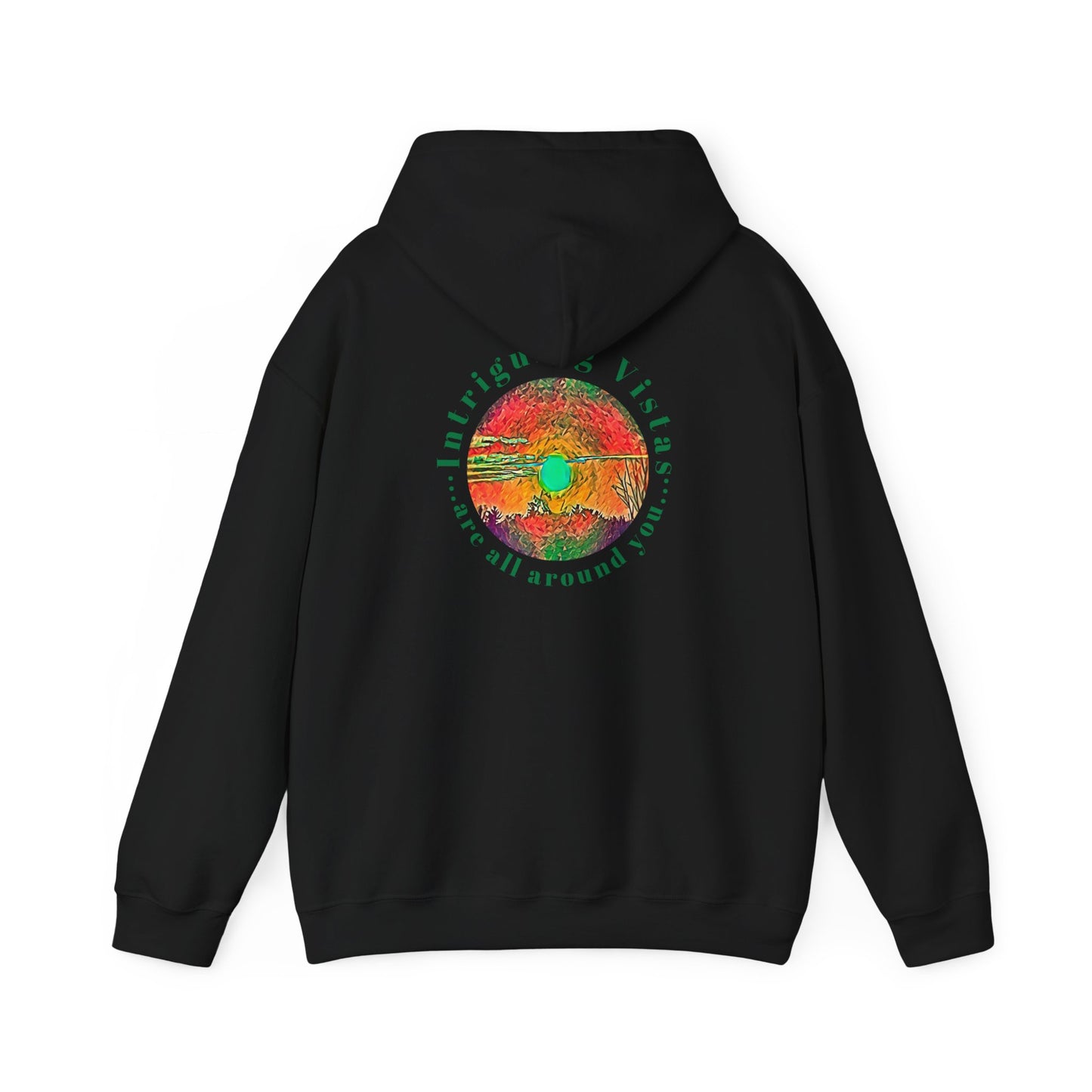 Gildan 18500 Unisex Adult Heavy Blend Crewneck Hooded Sweatshirt from the Sunset Series at Intriguing Vistas