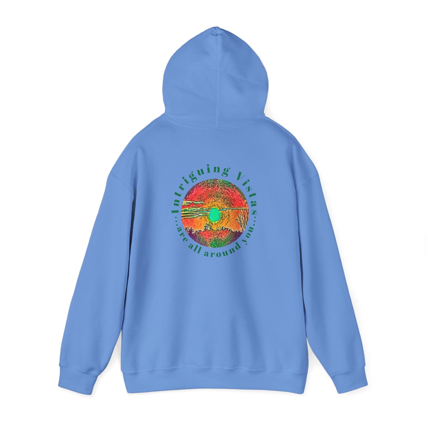 Gildan 18500 Unisex Adult Heavy Blend Crewneck Hooded Sweatshirt from the Sunset Series at Intriguing Vistas