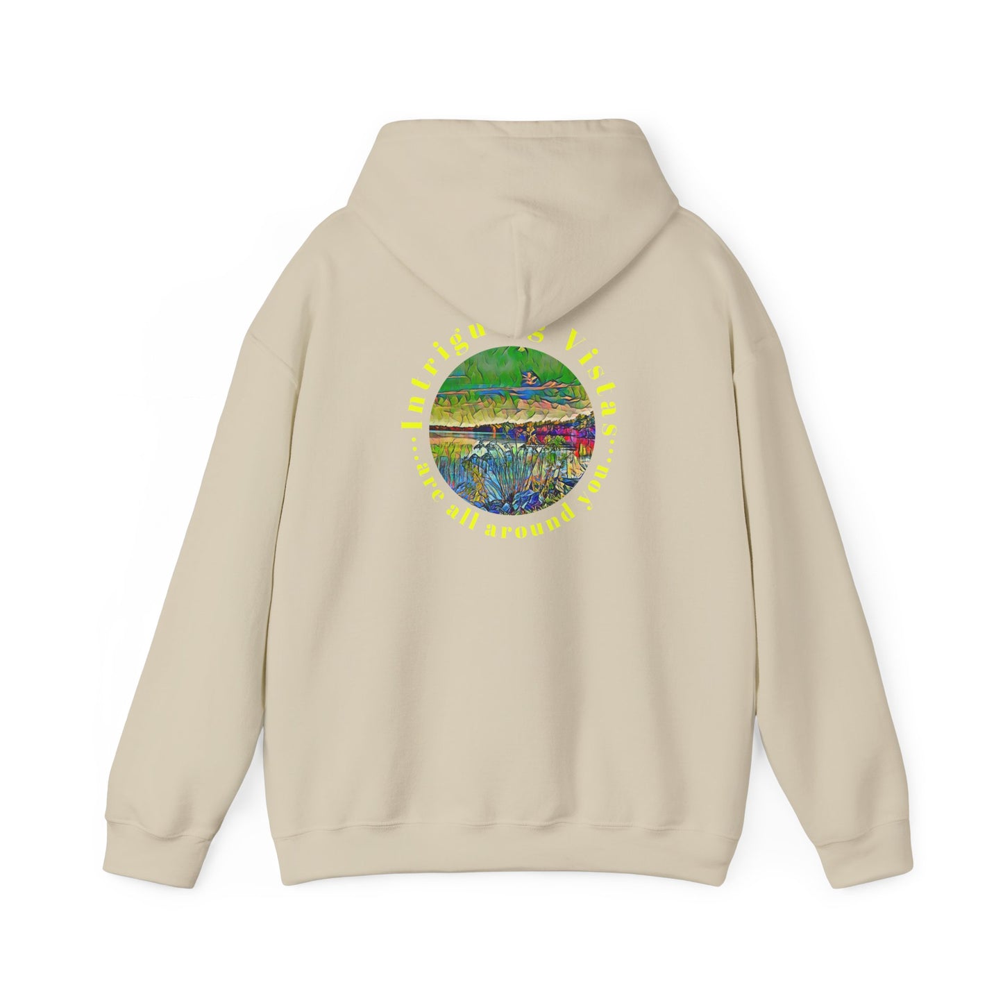 Gildan 18500 Unisex Adult Heavy Blend Crewneck Hooded Sweatshirt from the Scenery Series at Intriguing Vistas