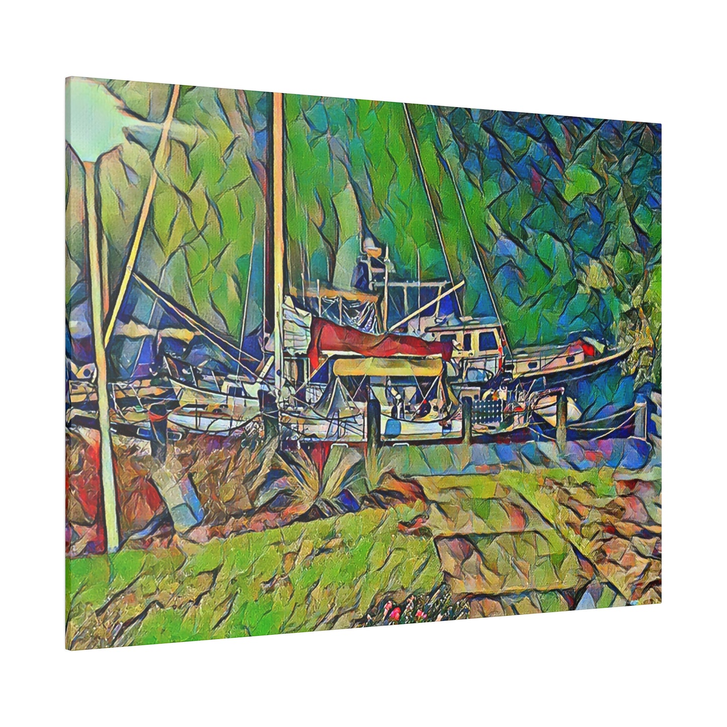 Canvas Print in Multiple Landscape Sizes from the Nautical Series at Intriguing Vistas