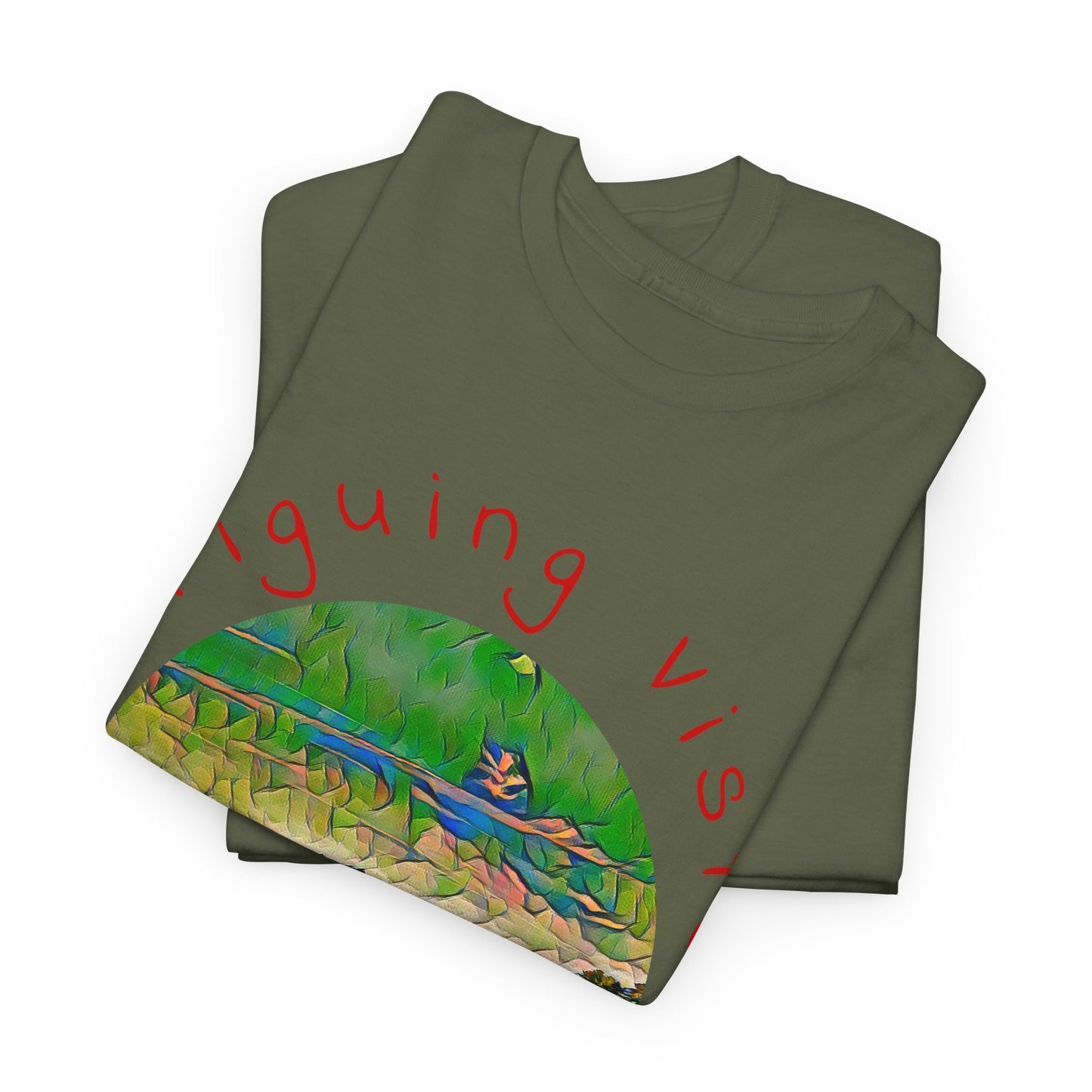 Intriguing Vistas™ Scenery Series Unisex Heavy Cotton Tee