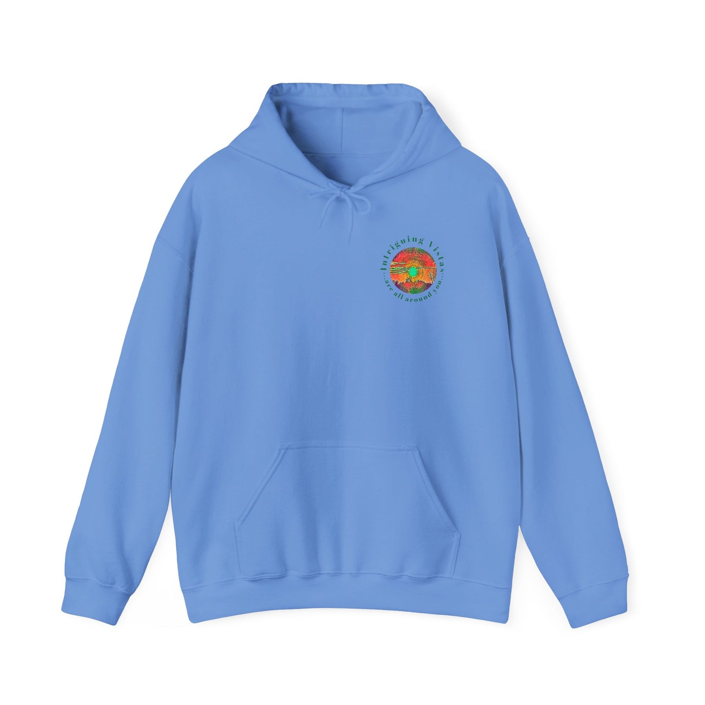 Gildan 18500 Unisex Adult Heavy Blend Crewneck Hooded Sweatshirt from the Sunset Series at Intriguing Vistas