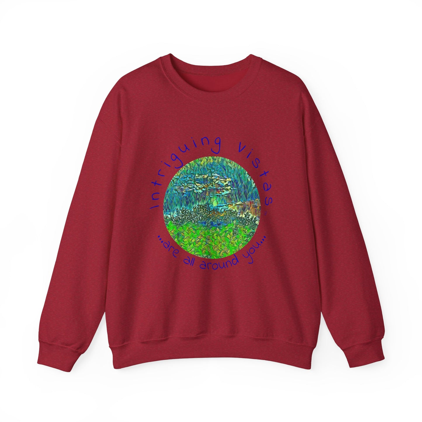 Gildan 18000 Unisex Adult Heavy Blend Crewneck Sweatshirt from the Night Sky Series at Intriguing Vistas