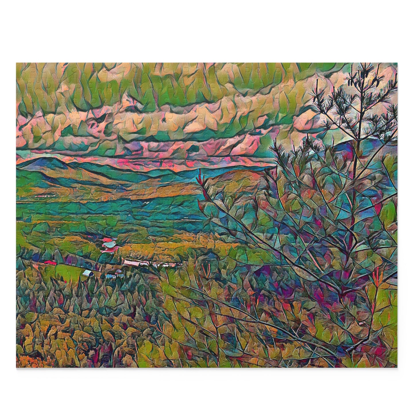 Custom Jigsaw Puzzle Available in Three Sizes from the Scenery Series at Intriguing Vistas