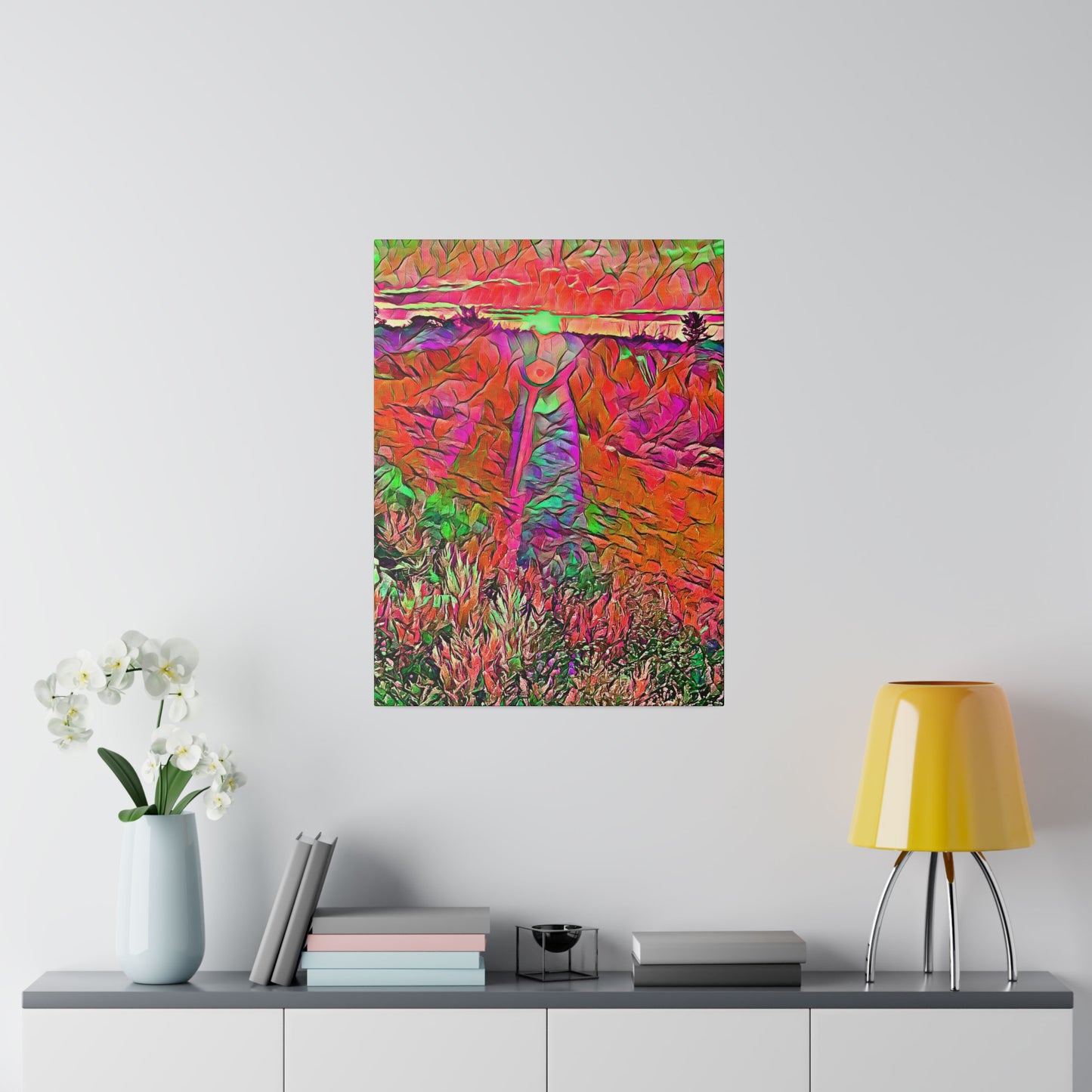 Canvas Print in Multiple Portrait Sizes from the Sunset Series at Intriguing Vistas