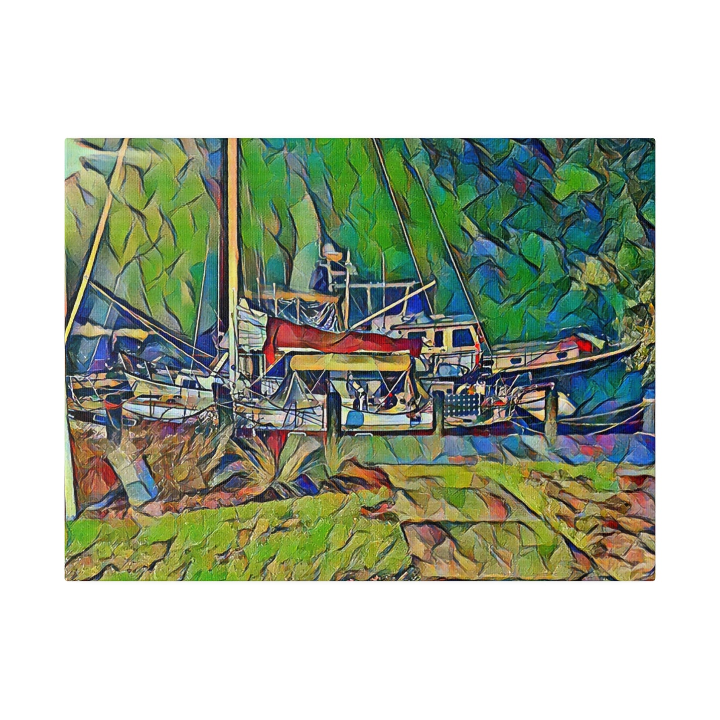 Canvas Print in Multiple Landscape Sizes from the Nautical Series at Intriguing Vistas