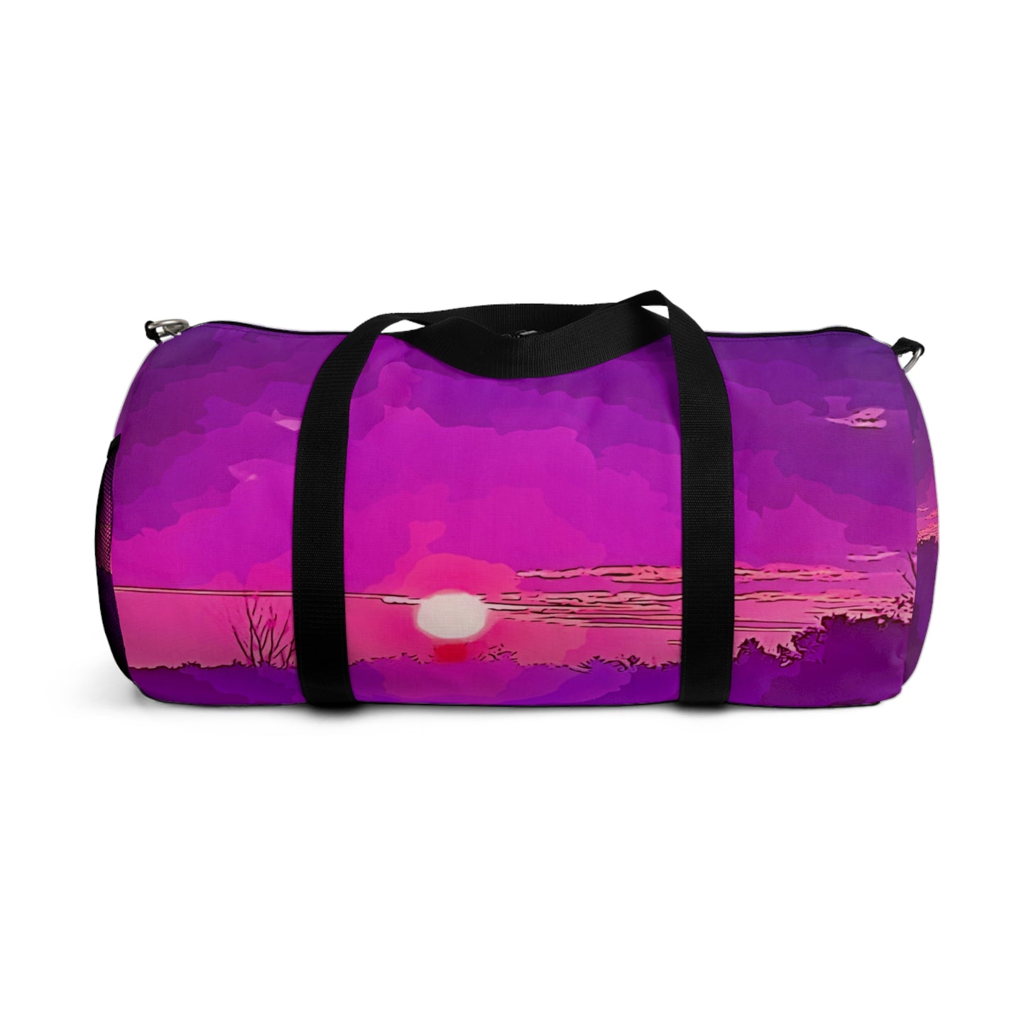 Custom Duffel Bag available in two sizes from the Sunset Series at Intriguing Vistas