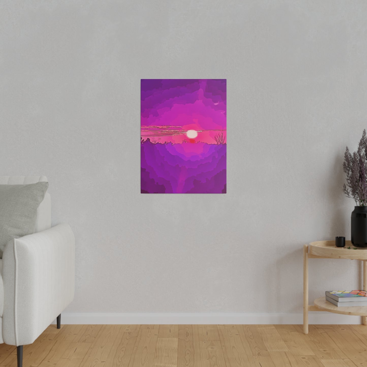 Canvas Print in Multiple Portrait Sizes from the Sunset Series at Intriguing Vistas