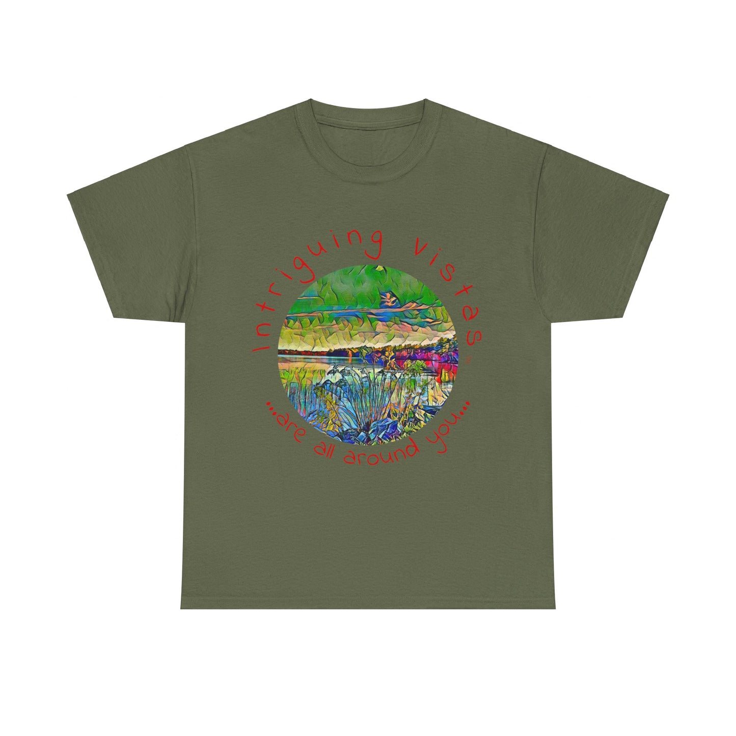 Intriguing Vistas™ Scenery Series Unisex Heavy Cotton Tee