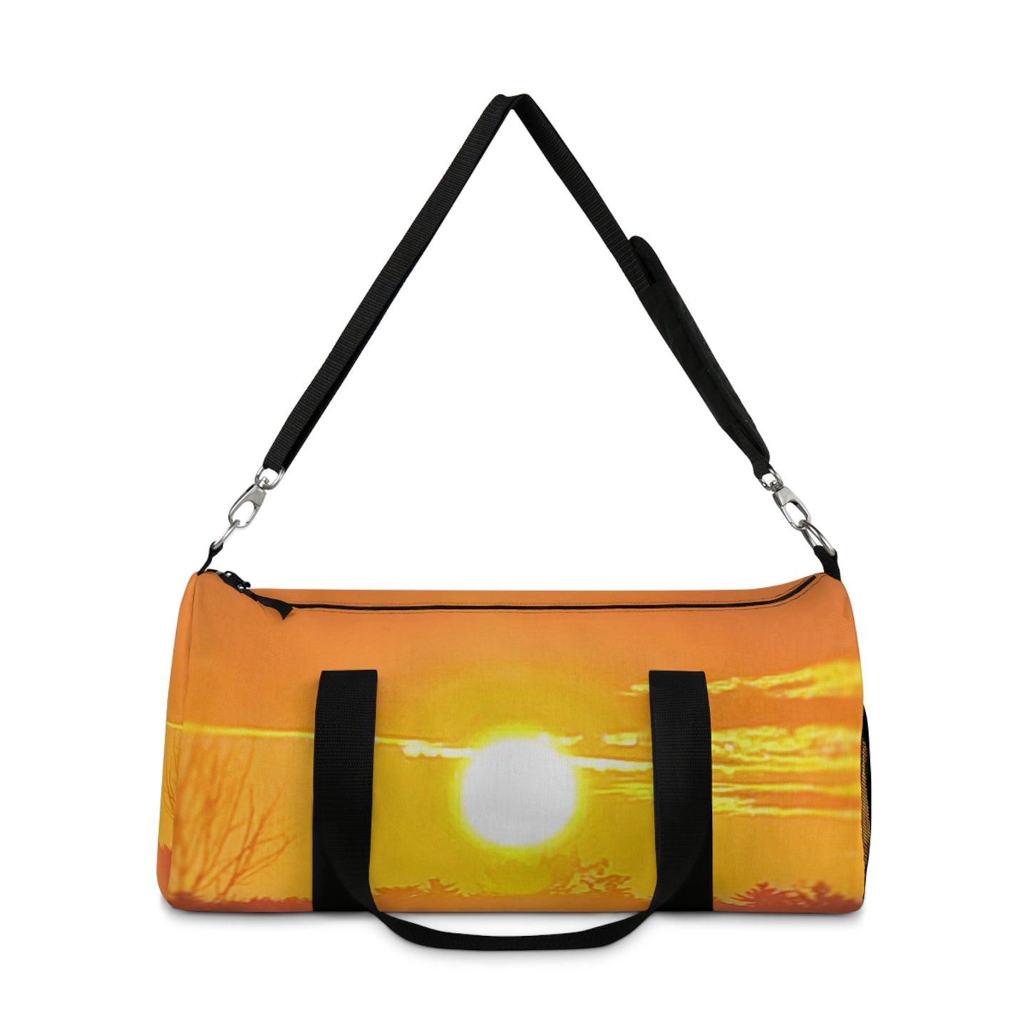 Custom Duffel Bag available in two sizes from the Sunset Series at Intriguing Vistas