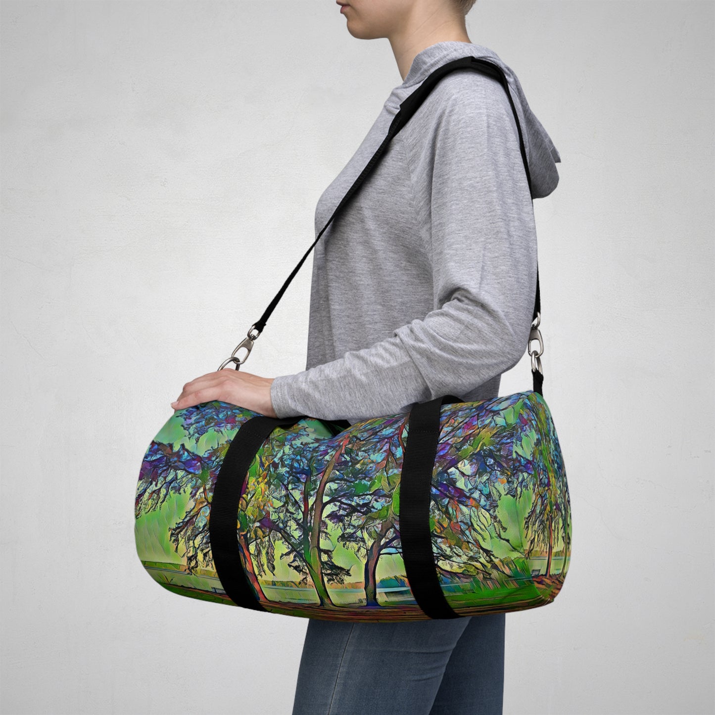 Custom Duffel Bag available in two sizes from the Scenery Series at Intriguing Vistas