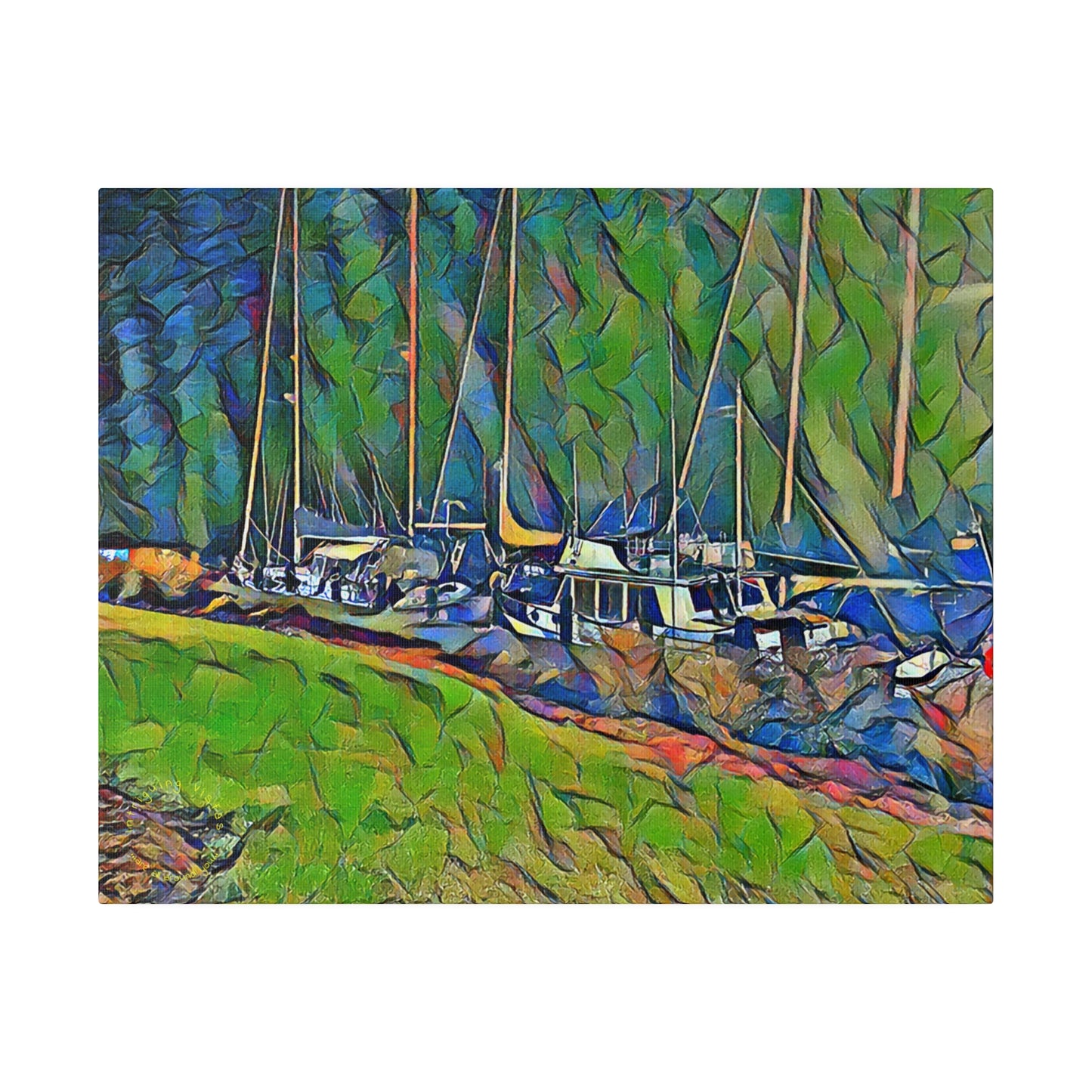 Intriguing Vistas™ Nautical Series Matte Canvas Print in 12 Landscape Sizes!!