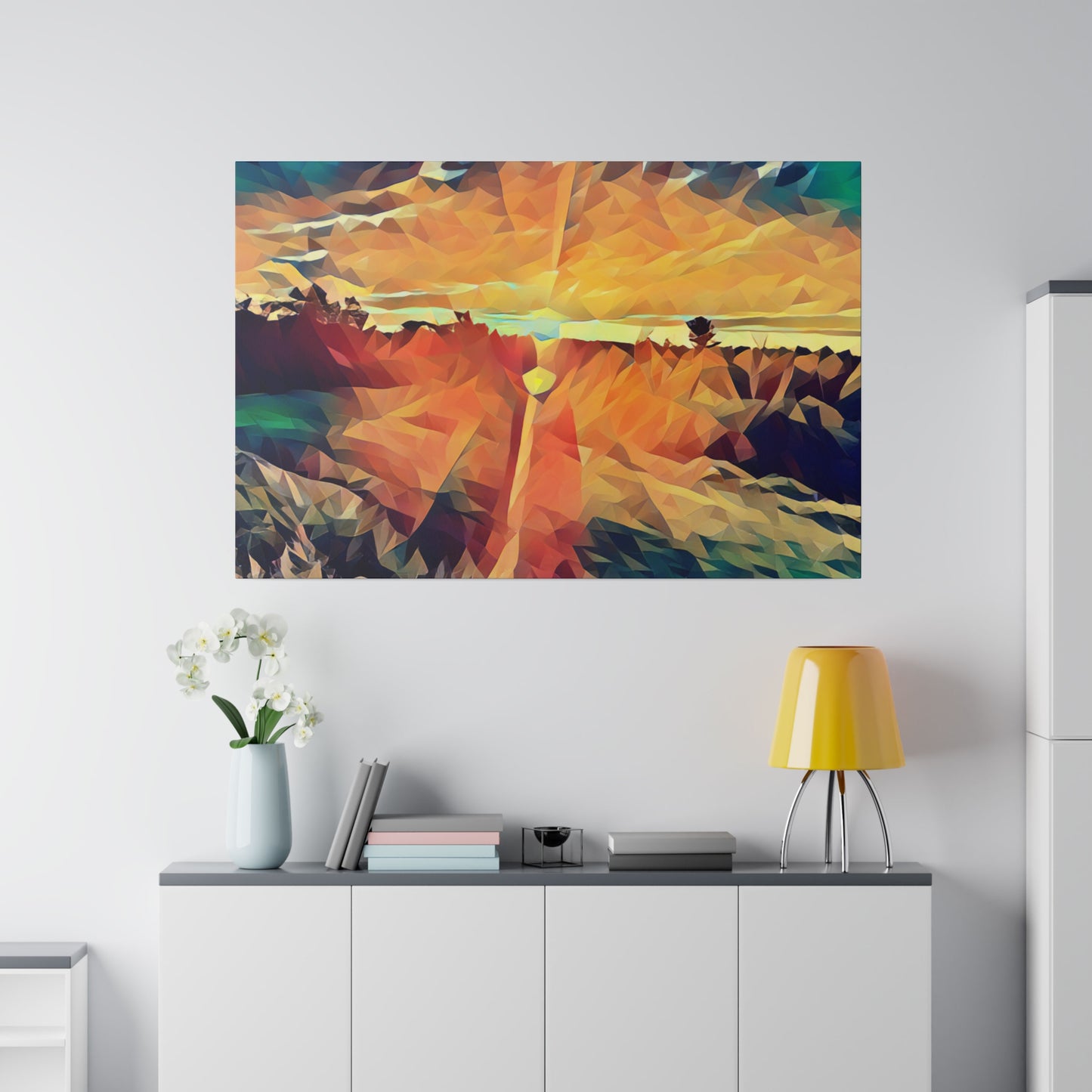 Canvas Art Print in Multiple Landscape Sizes from the Sunset Series at Intriguing Vistas