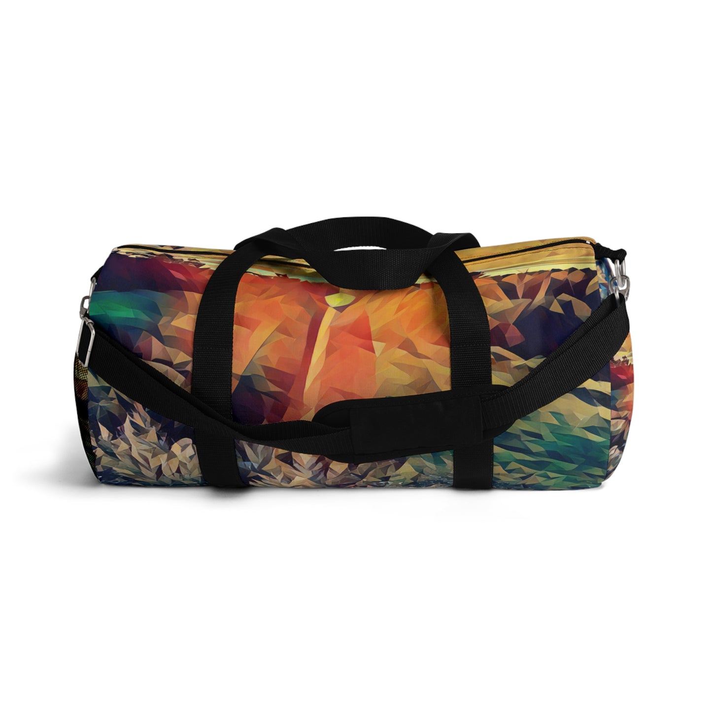 Custom Duffel Bag available in two sizes from the Sunset Series at Intriguing Vistas