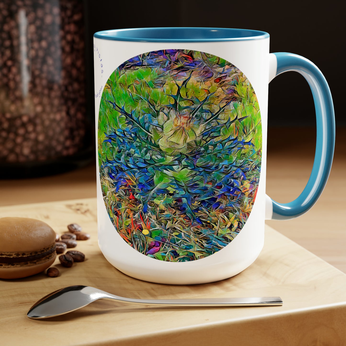 Intriguing Vistas™ Scenery Series Two-Tone Coffee Mugs, 15oz