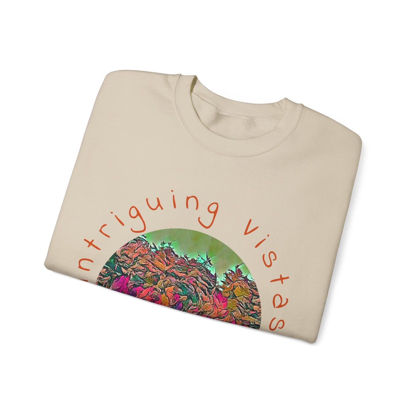 Intriguing Vistas™ Scenery Series Unisex Heavy Blend™ Crewneck Sweatshirt in 7 colors!