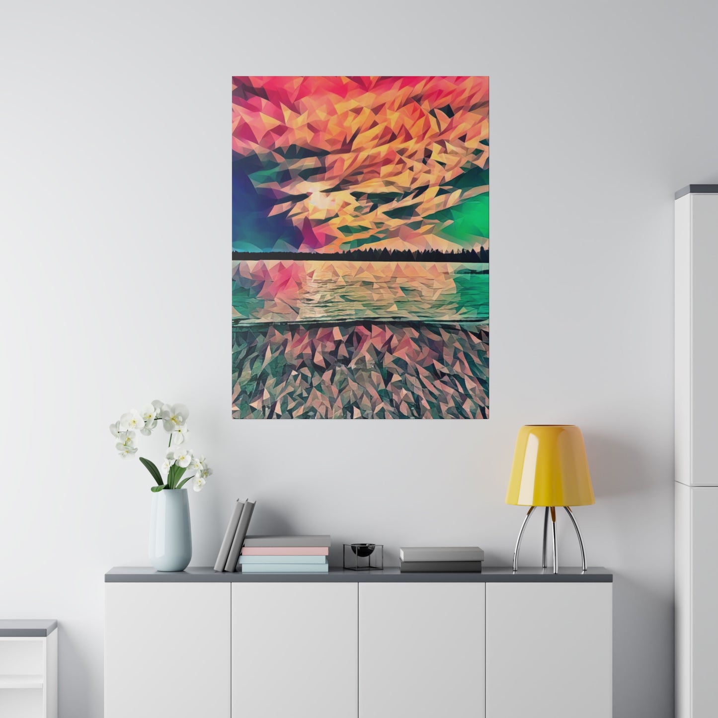 Canvas Print in Multiple Portrait Sizes from the Sunset Series at Intriguing Vistas