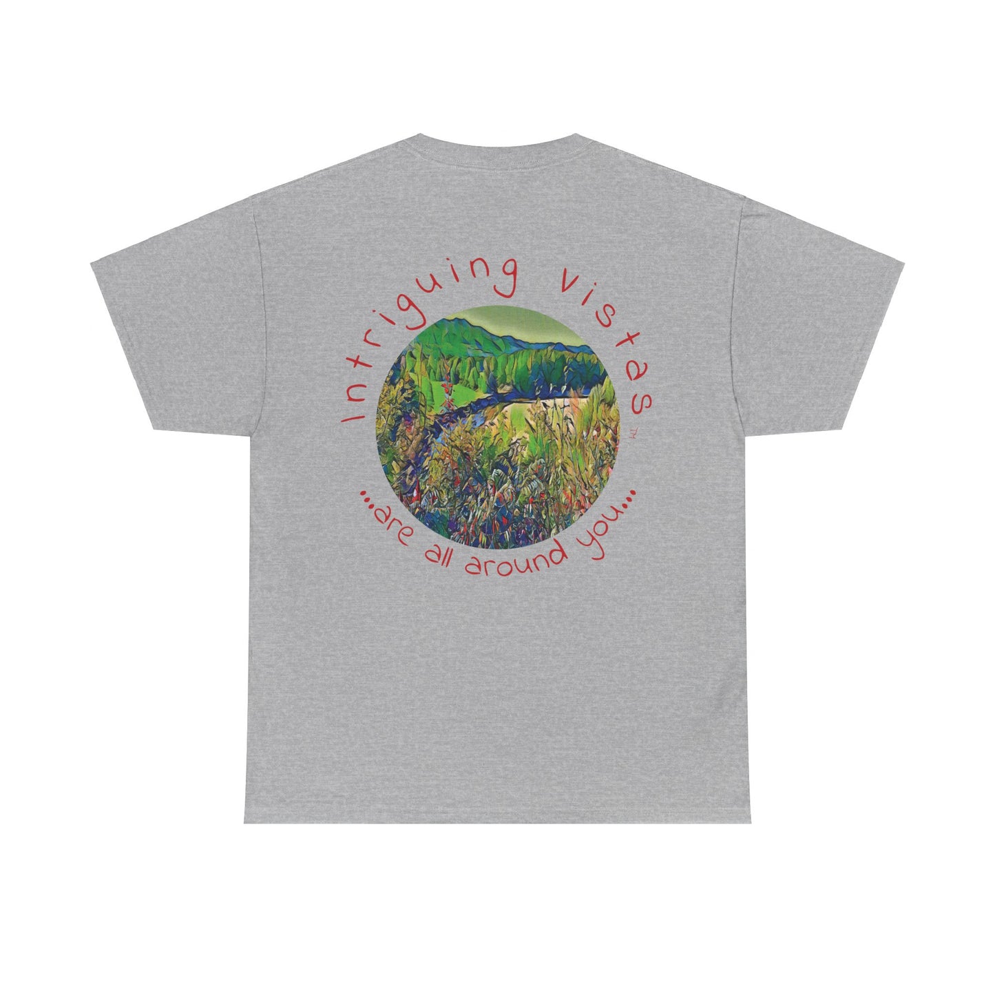 Intriguing Vistas™  Scenery Series Unisex Heavy Cotton Tee