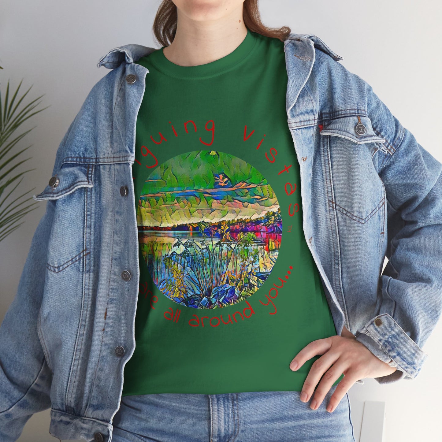 Intriguing Vistas™ Scenery Series Unisex Heavy Cotton Tee