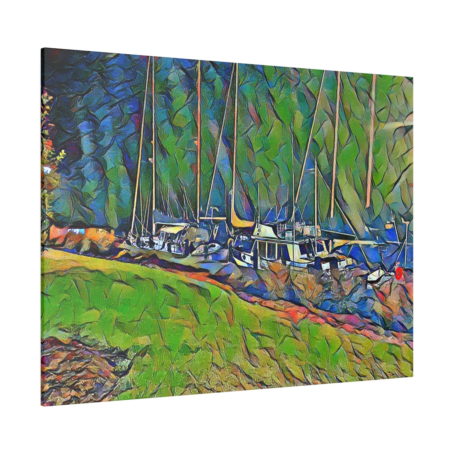 Canvas Art Print in Multiple Landscape Sizes from the Nautical Series at Intriguing Vistas