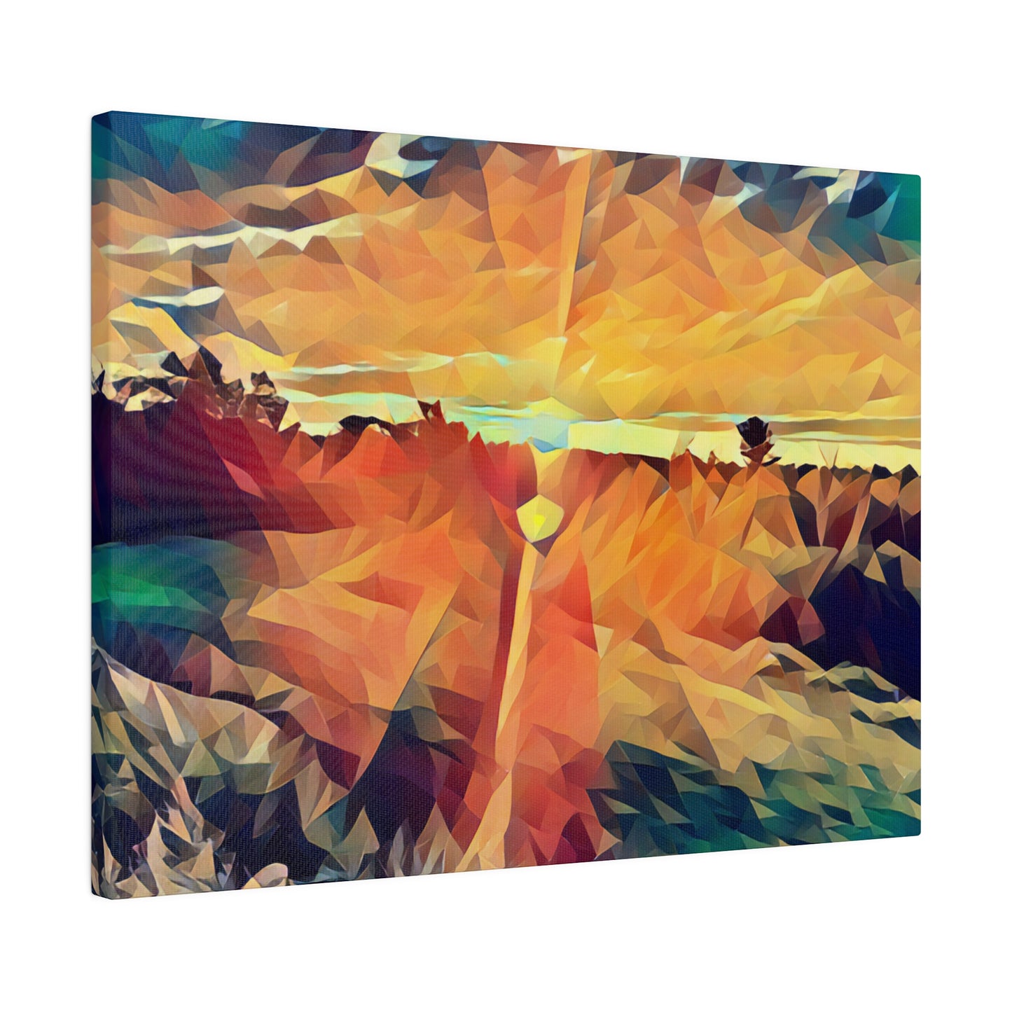 Canvas Art Print in Multiple Landscape Sizes from the Sunset Series at Intriguing Vistas