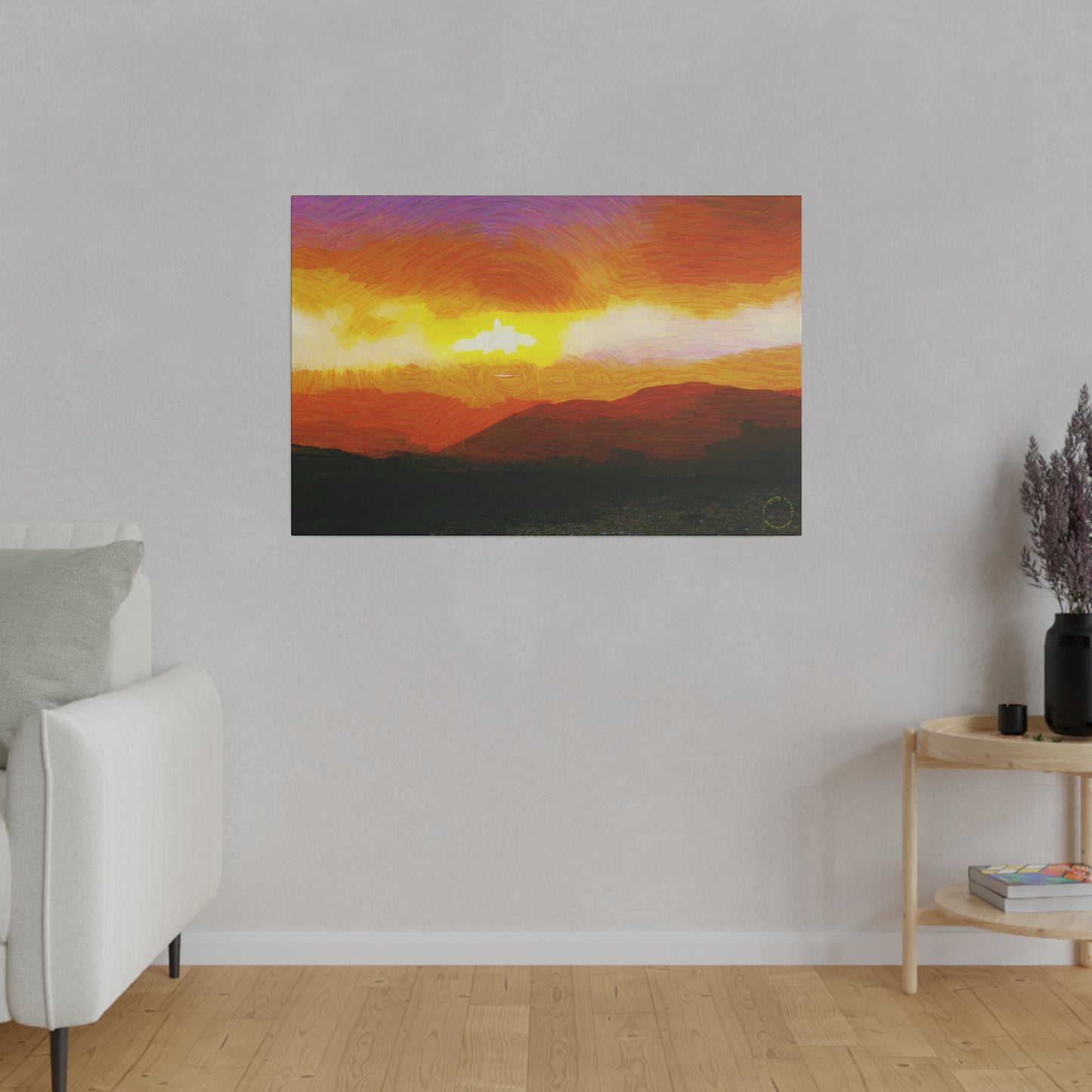 Intriguing Vistas™ Sunset Series Matte Canvas Print in 12 Landscape Sizes!!