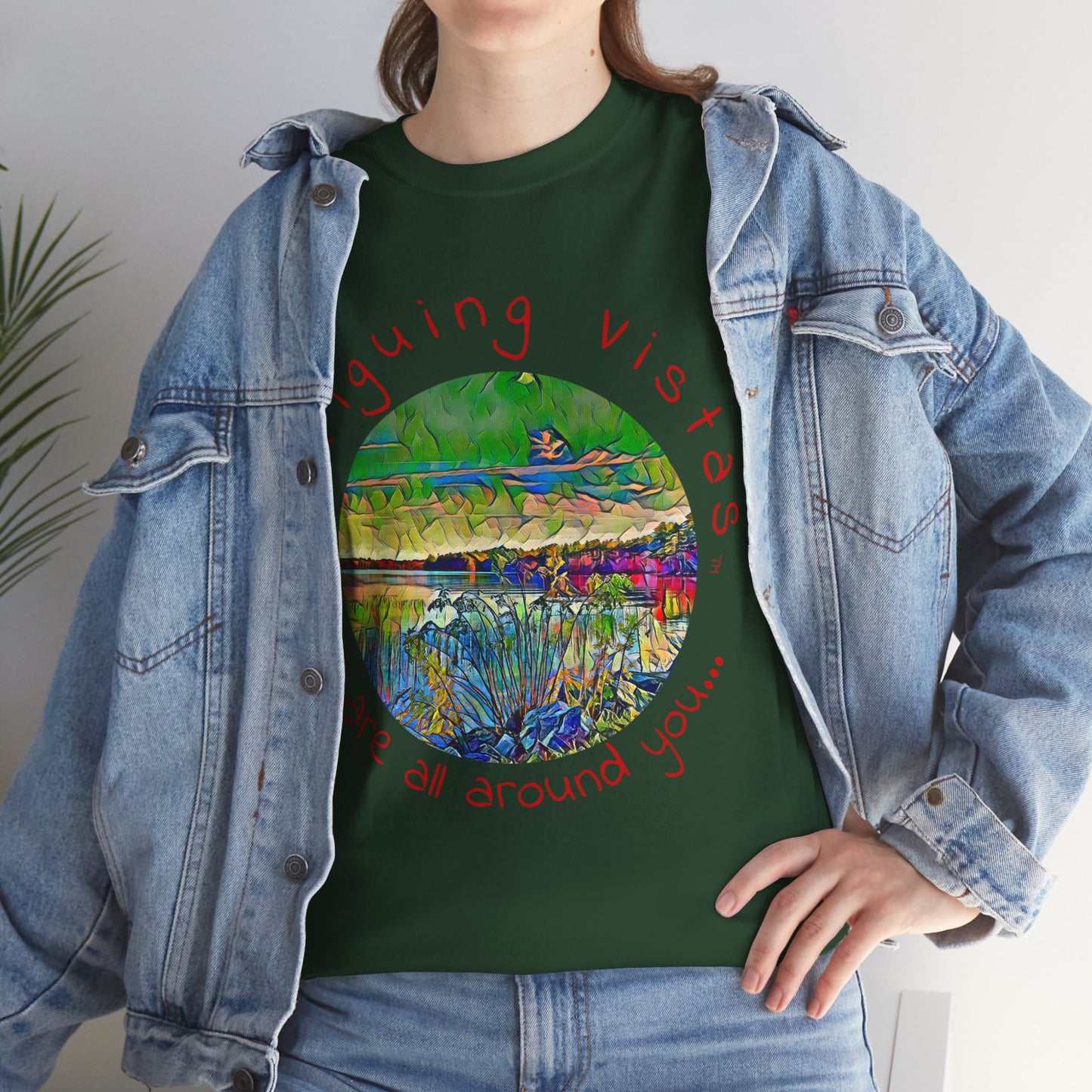 Intriguing Vistas™ Scenery Series Unisex Heavy Cotton Tee