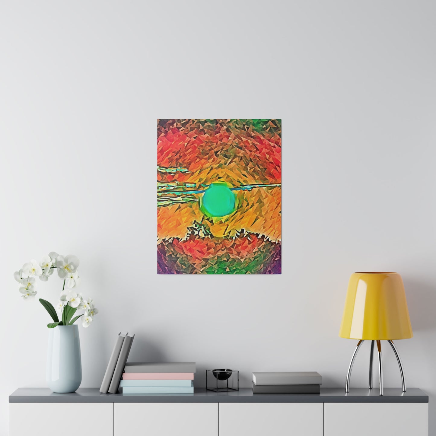 Canvas Art Print in Multiple Portrait Sizes from the Sunset Series at Intriguing Vistas