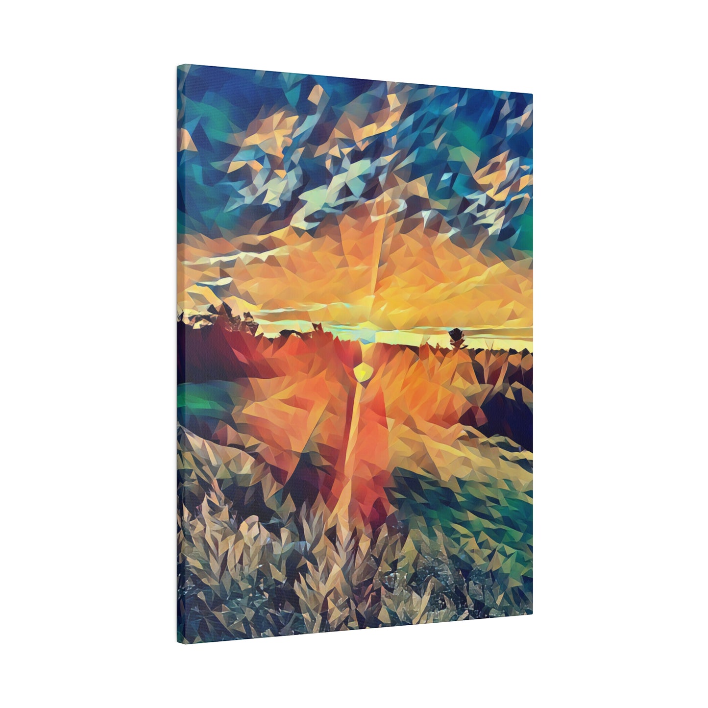 Canvas Print in Multiple Portrait Sizes from the Sunset Series at Intriguing Vistas